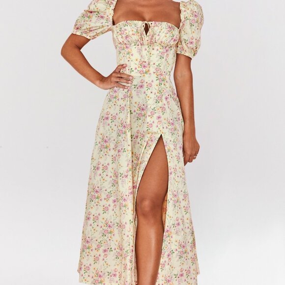 House of CB Dresses & Skirts - House of CB Tallulah Dress- Yellow Floral